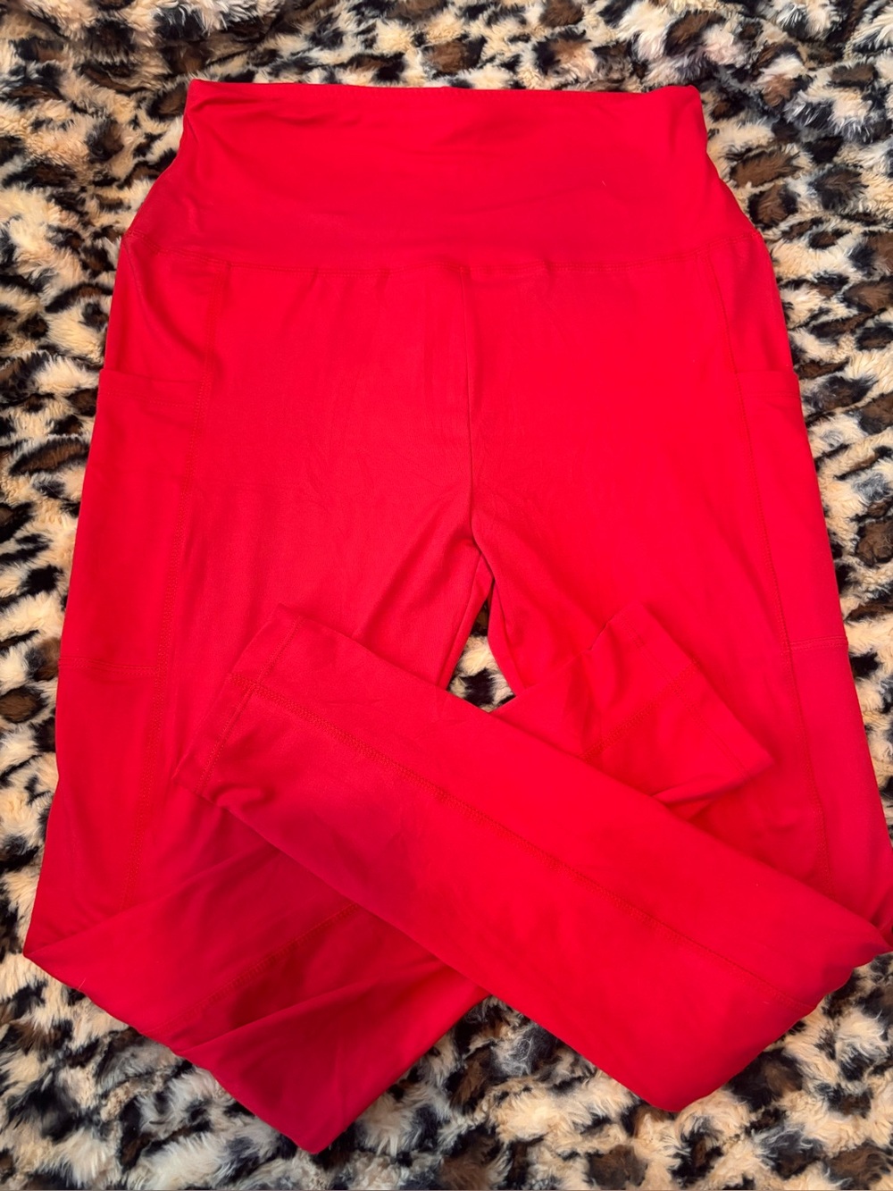 Women’s Red Active Leggings